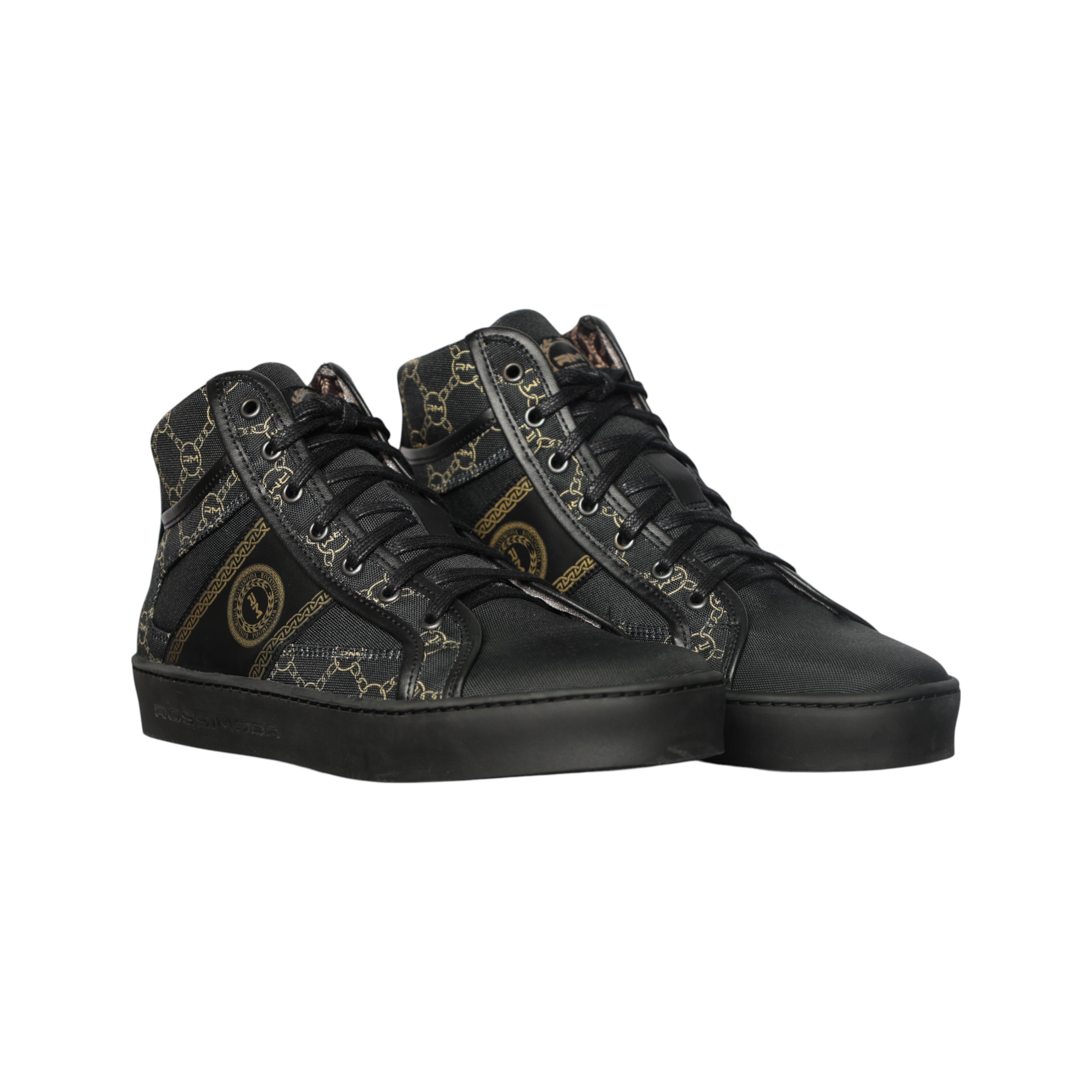 Rossimoda Sneaker Lux Brocade Luigi Black